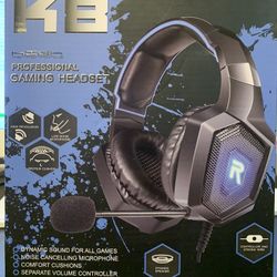 K8 Professional Gaming Headset 