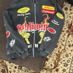 Subliminal Racing Zip Hoodie