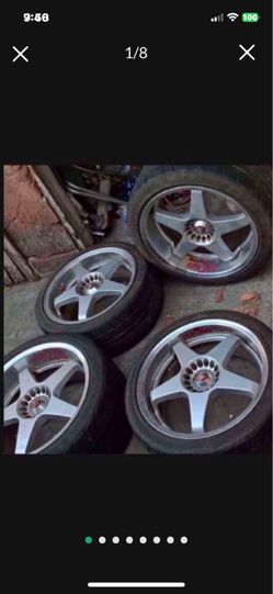 $1,200 Real Japanese JDM Sparco Wheels 5 X 114 From NSX Acura Fits Most Rear Wheel Drive