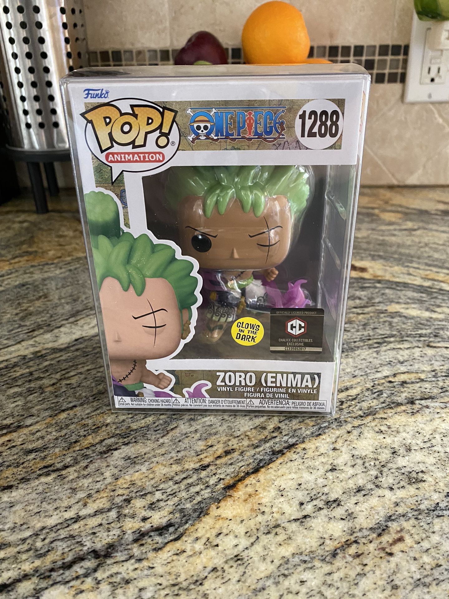 Funko Pop! Zoro Enma Glow In the Dark One Piece Chalice Exclusive