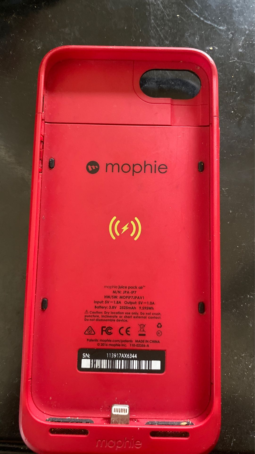 iPhone 7/8 mophie juice pack air