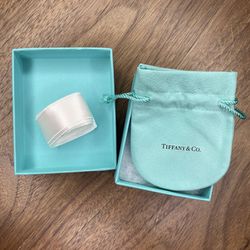 Tiffany & Co. Packaging (Blue Box, Blue Pouch, White Ribbon)
