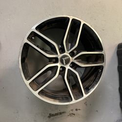 CHEVY CORVETTE STINGRAY C7 Z51 20" 20 INCH 20x10 RIM WHEEL BLACK MACHINED used OBO 