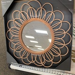 Rattan Mirror