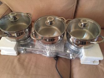 New 3 electric cooker and food warmer