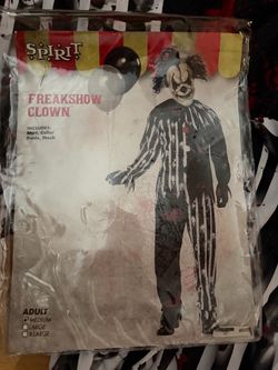 Creepy clown costume