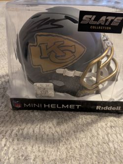 Kansas City Chief Mini Helmet signed by Marquise Brown