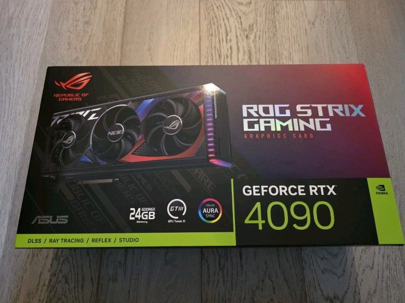 ASUS ROG Strix GeForce RTX 4090 OC 24GB GDDR6X Graphics Card