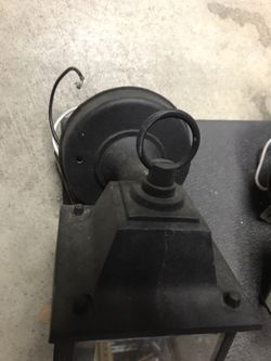 Outdoor electric light lamp