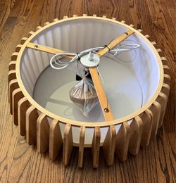 Wooden Hanging Chandelier
