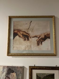 Vintage Gold Frame + Print