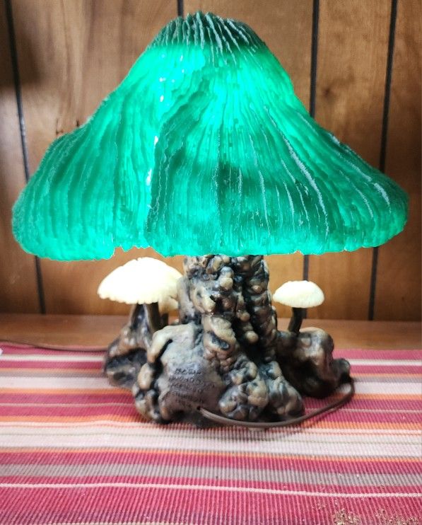 Vintage Magic Mushroom Lamp