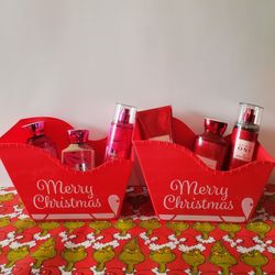 ❤ Bath & Body Works Your The One Perfect In Pink Christmas Basket ❤