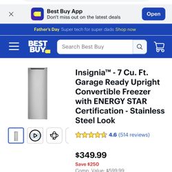 Insignia Convertible freezer 