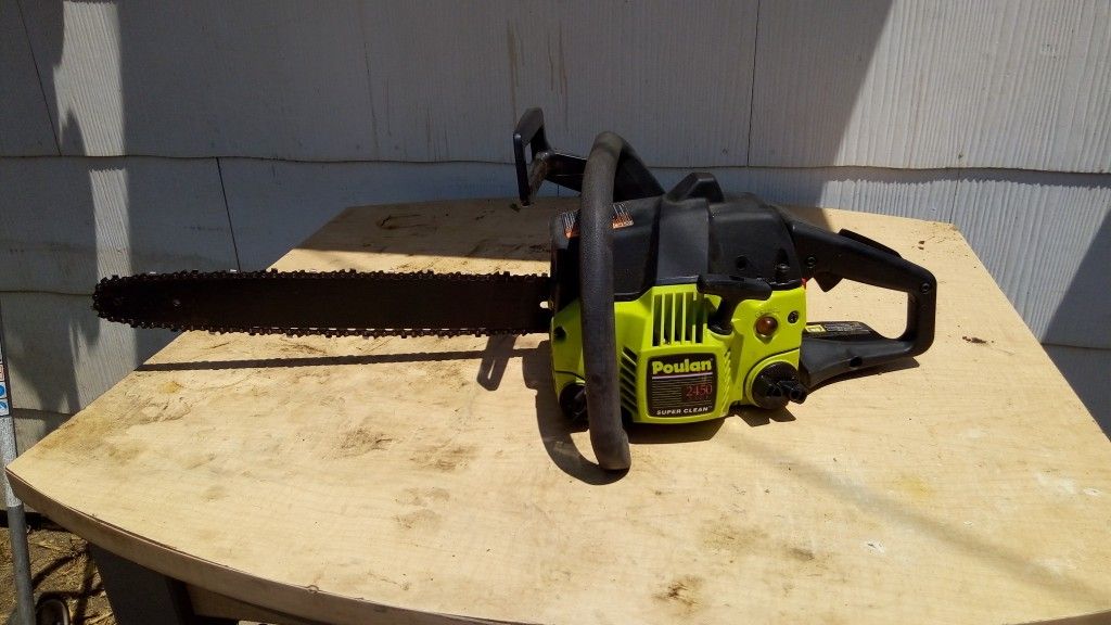 Poulan chainsaw 18'' bar $70 sale or trade