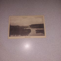 EXTREMELY RARE VINTAGE MARION RIVER. UNUSED POSTCARD 