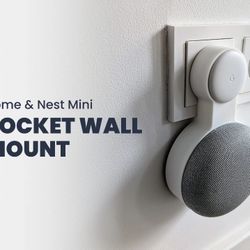 Google Home & Nest Mini socket wall mount
