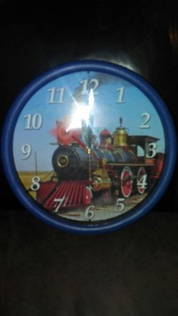 Real sound train clock