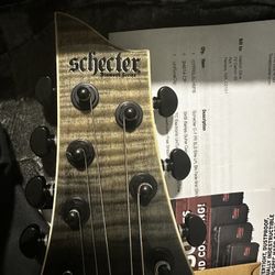 Left-handed electric guitar