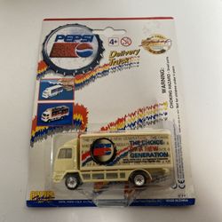 New 1997 Golden Wheels Pepsi Delivery Truck Toy 