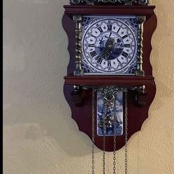 Beautiful Antique Dutch wall clock