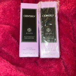 AVON Odyssey Cologne Perfume Spray 1.7 oz (PACK OF 2) $20 For Both 