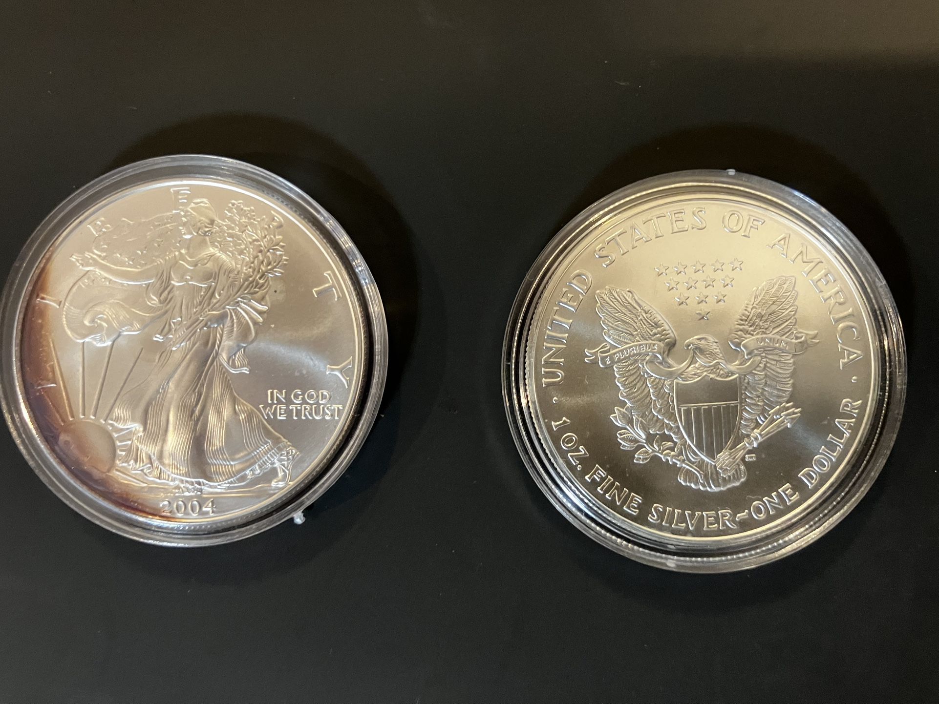 2004 American Silver Eagles