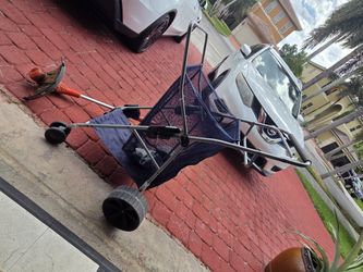 Folding Beach Cart with Big Wheels for Sand – $35