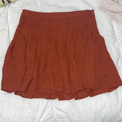 Brick Color Skirt 