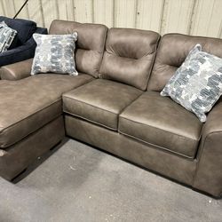 Tan Sectional Sofa NEW in Plastic!