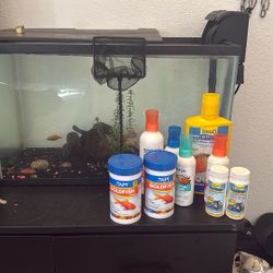 Fish Tank, Fish And Supplies 