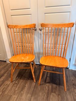 Ethan Allen Maple Chairs