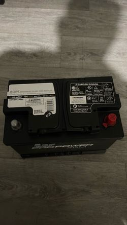 New h6 AGM truck or car battery for $100