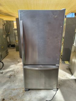 Whirpool Refrigerator stainless steel 2 door