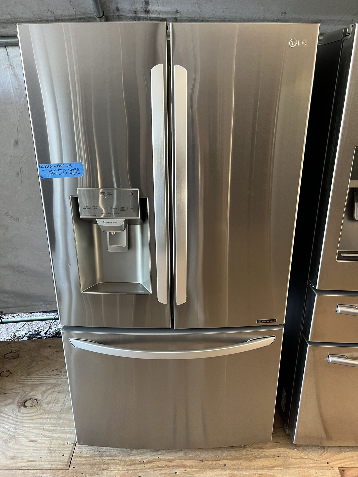 Lg French Door Refrigerator   60 day warranty/ Located at:📍5415 Carmack Rd Tampa Fl 33610📍