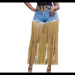 Denim stringy short Shorts