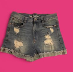 WallFlower Distressed Denim Jean Shorts