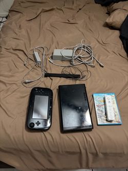 Wii U with games all original