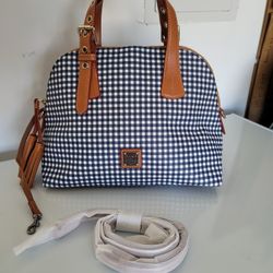 Dooney Bourke Gingham Small Audrey Crossbody, Satchel Bag