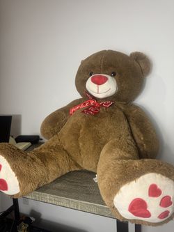 Sitting Teddy Bear 2 Ft Brown