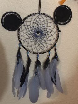Black / silver mouse dreamcatcher