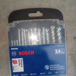 Bosch Rotary Drills 14 Piece Set