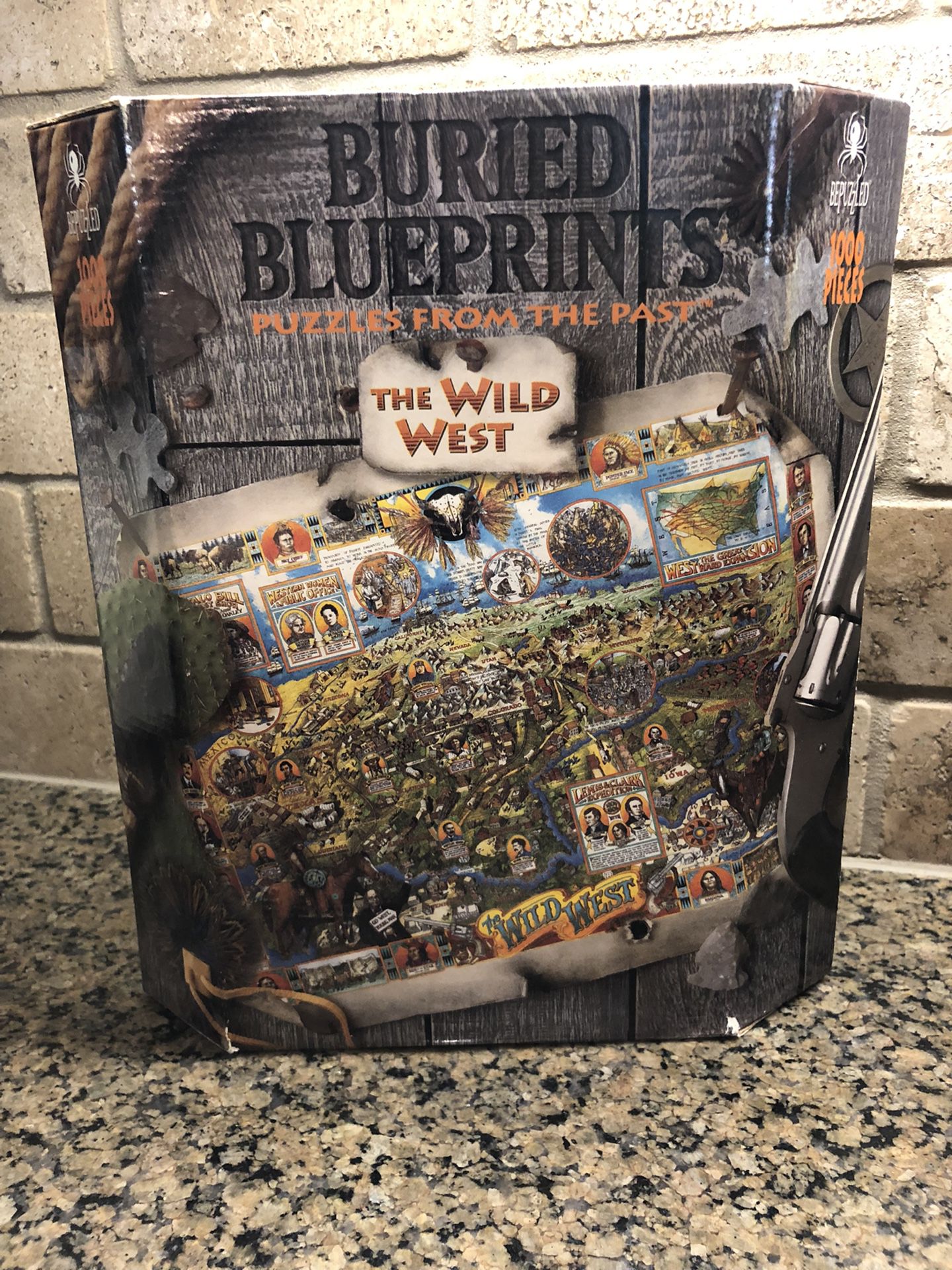 Buried Blueprints 1000 Piece Puzzle