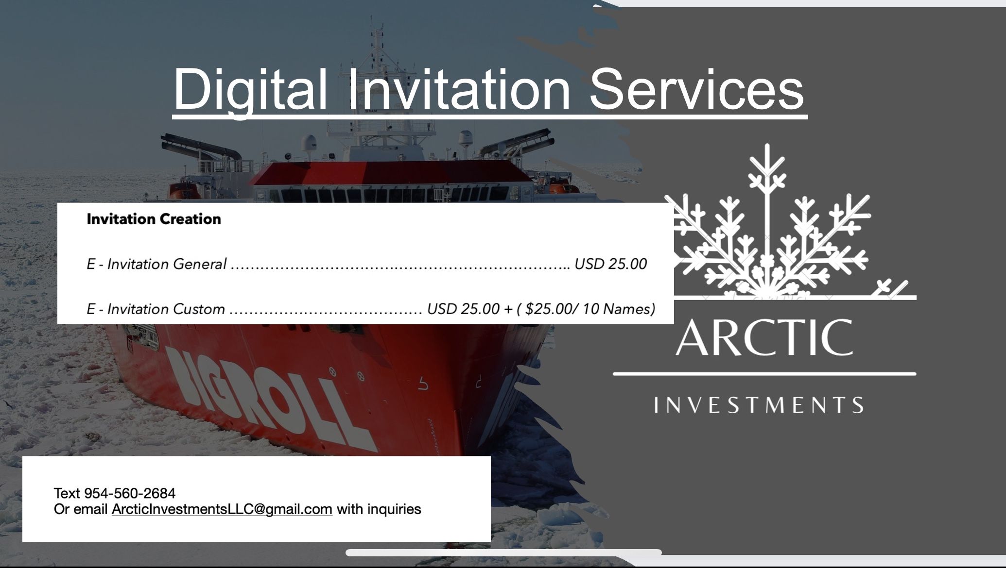 Party & Event Invitation Services