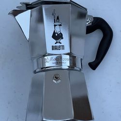 Original Bialetti 6-Espresso Cup Moka Express  Espresso Maker Machine and  Zonoz Wooden Small Espresso Stirring Spoon Bundle (6-cup, 10 fl oz, 300 ml)  for Sale in Moreno Valley, CA - OfferUp