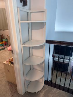 White Corner Shelf