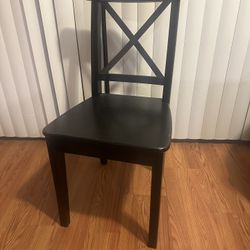 Black Wooden Chair 