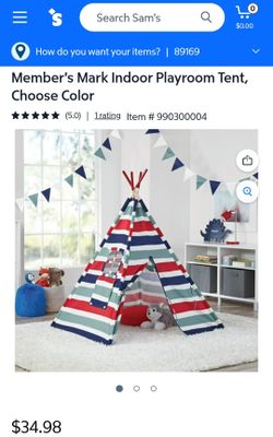 Indoor playroom tent