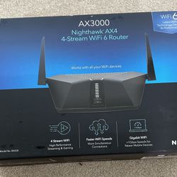 NETGEAR Nighthawk AX4 4-Stream AX3000 WiFi 6 Router