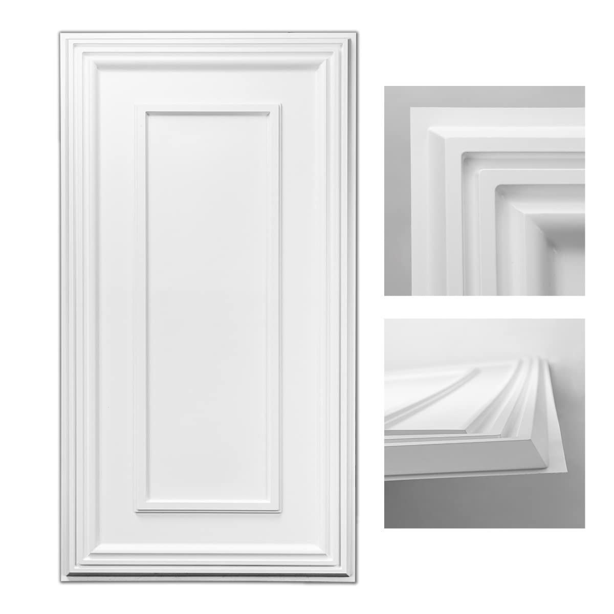 Art3d Drop Ceiling Tiles, 24x48in. White (24-Pack)